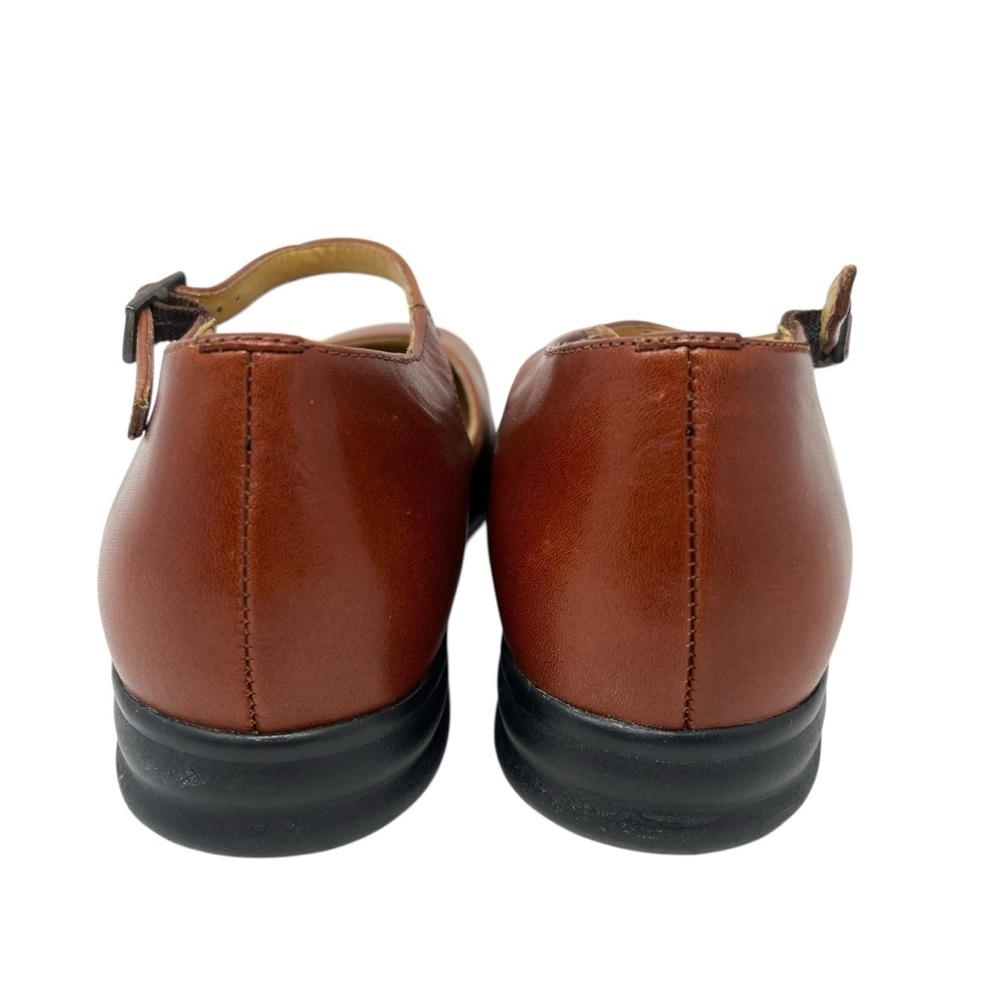 Footprints by Birkenstock Brown Leather Mary Jane Flats - Picture 6 of 10